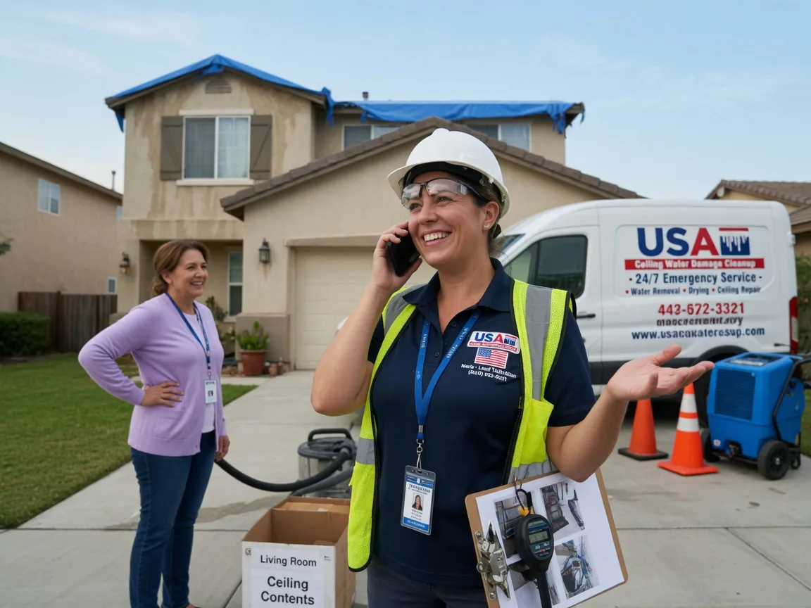 Ceiling Water Damage Restoration Fontana, CA FAQs